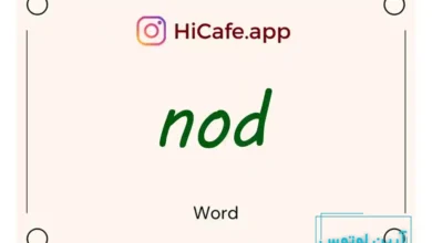 Meaning and usage of nod word