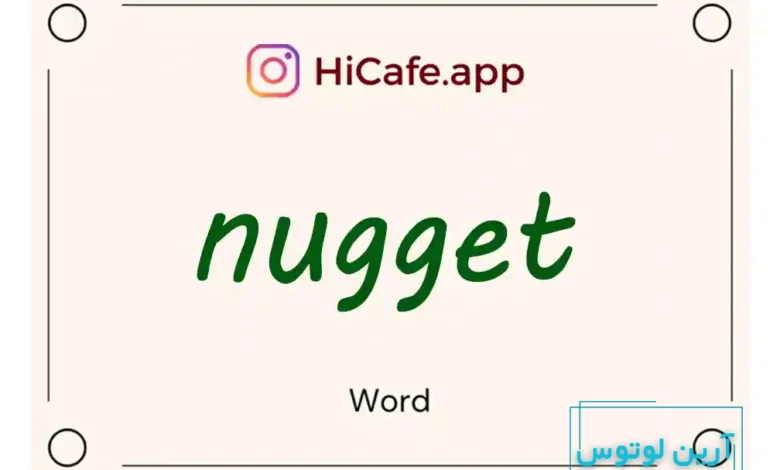Meaning and usage of nugget word