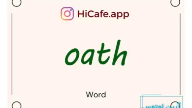 Meaning and usage of oath word