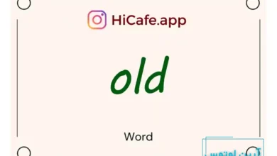 Meaning and usage of old word