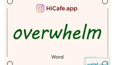 Meaning and usage of overwhelm word