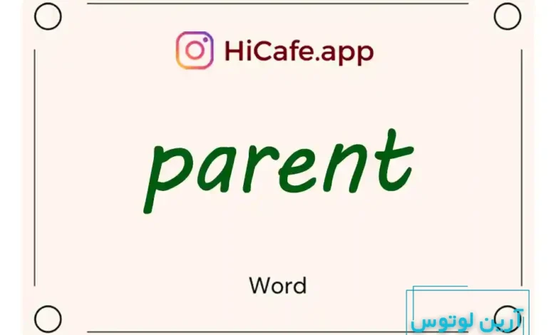 Meaning and usage of parent word