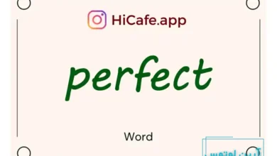 Meaning and usage of perfect word
