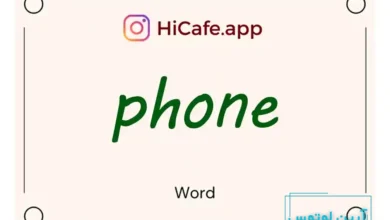 Meaning and usage of phone word