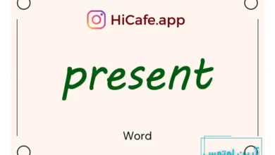 Meaning and usage of present word
