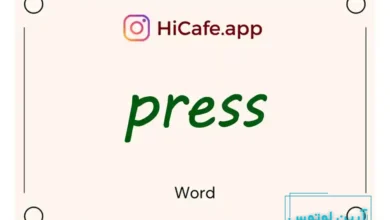 Meaning and usage of press word