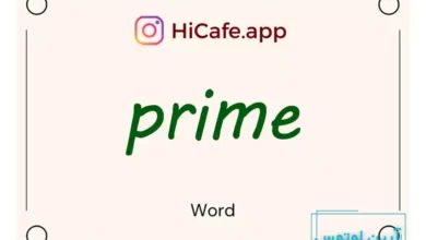 Meaning and usage of prime word