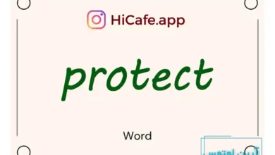 Meaning and usage of protect word