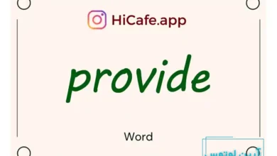 Meaning and usage of provide word