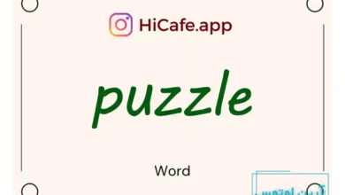 Meaning and usage of puzzle word