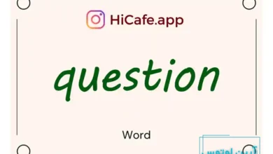 Meaning and usage of question word