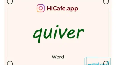 Meaning and usage of quiver word