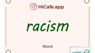 Meaning and usage of racism word