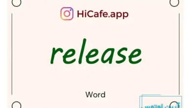 Meaning and usage of release word