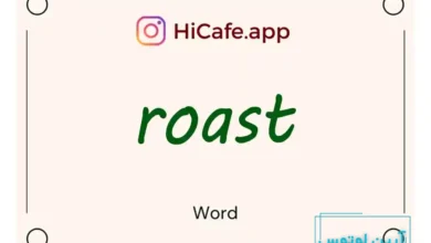 Meaning and usage of roast word