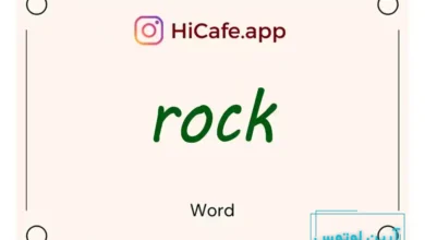 Meaning and usage of rock word