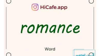 Meaning and usage of romance word