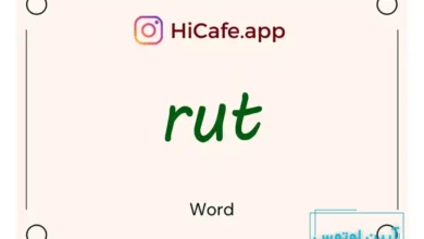 Meaning and usage of rut word