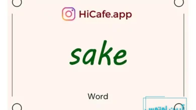 Meaning and usage of sake word