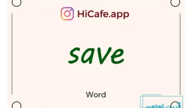 Meaning and usage of save word