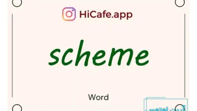 Meaning and usage of scheme word