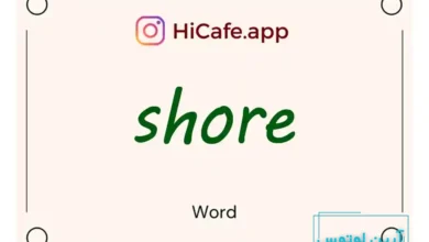 Meaning and usage of shore word