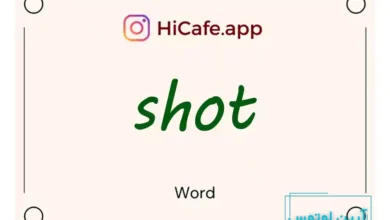 Meaning and usage of shot word