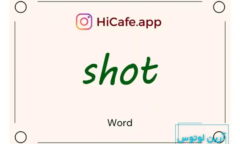 Meaning and usage of shot word