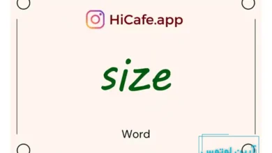 Meaning and usage of size word