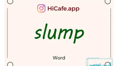 Meaning and usage of slump word