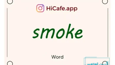 Meaning and usage of smoke word