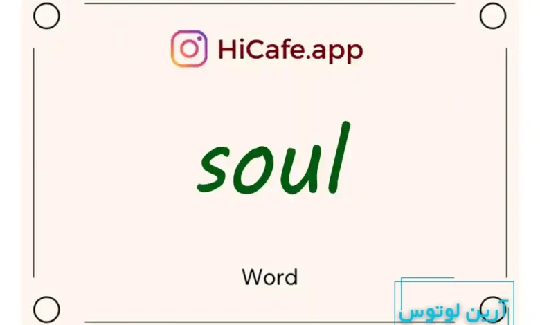 Meaning and usage of soul word
