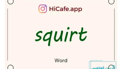 Meaning and usage of squirt word