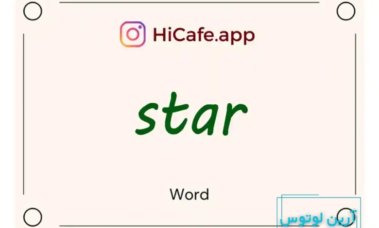 Meaning and usage of star word