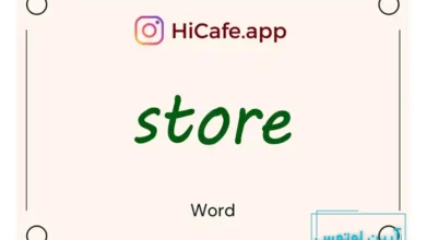 Meaning and usage of store word