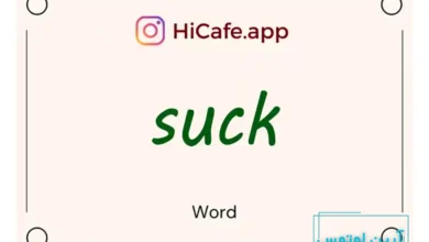 Meaning and usage of suck word