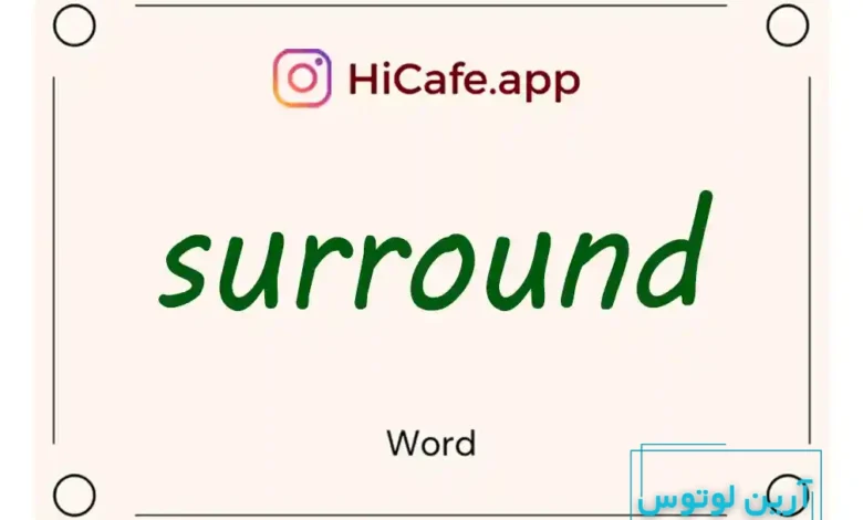 Meaning and usage of surround word