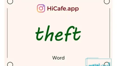 Meaning and usage of theft word