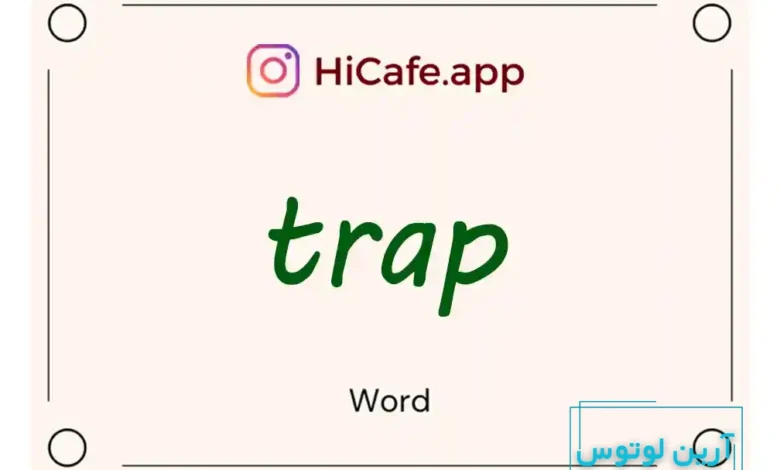 Meaning and usage of trap word