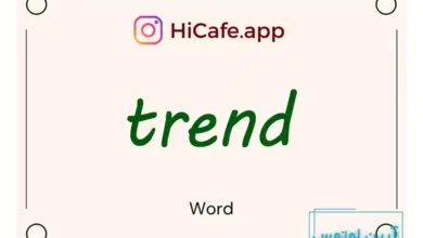 Meaning and usage of trend word