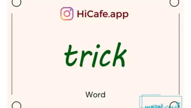 Meaning and usage of trick word