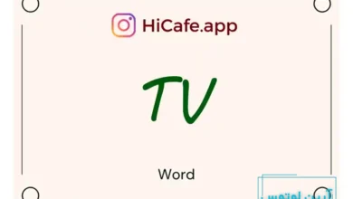 Meaning and usage of TV word