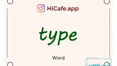 Meaning and usage of type word