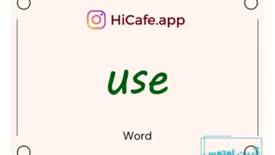 Meaning and usage of use word