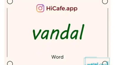 Meaning and usage of vandal word