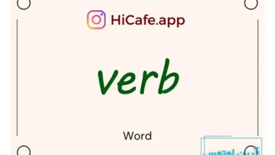 Meaning and usage of verb word