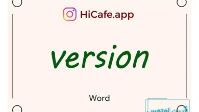 Meaning and usage of version word
