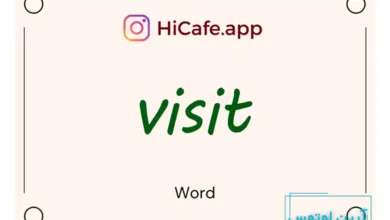 Meaning and usage of visit word