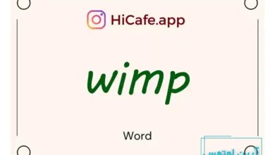 Meaning and usage of wimp word