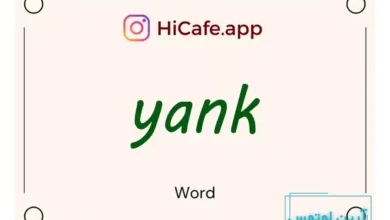 Meaning and usage of yank word
